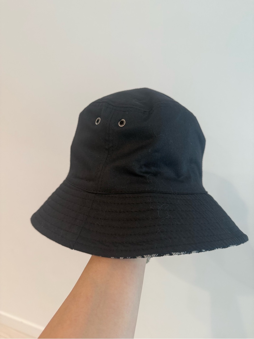 Dior Beige and Black Monogram Bucket Hat